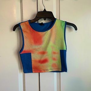 Shein Heat Map Crop Top